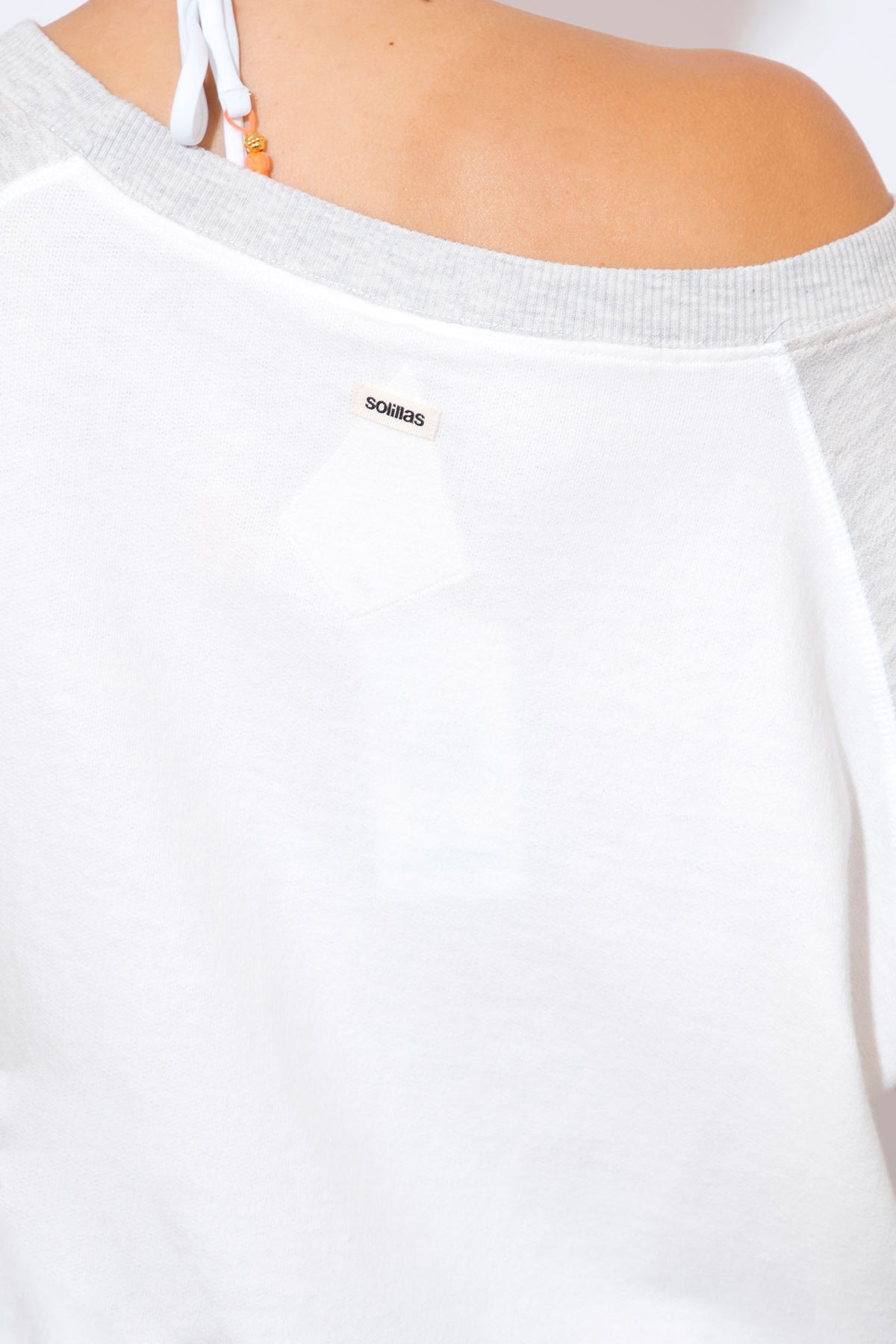 Women's Slouchy Sweatshirt - Two Tone