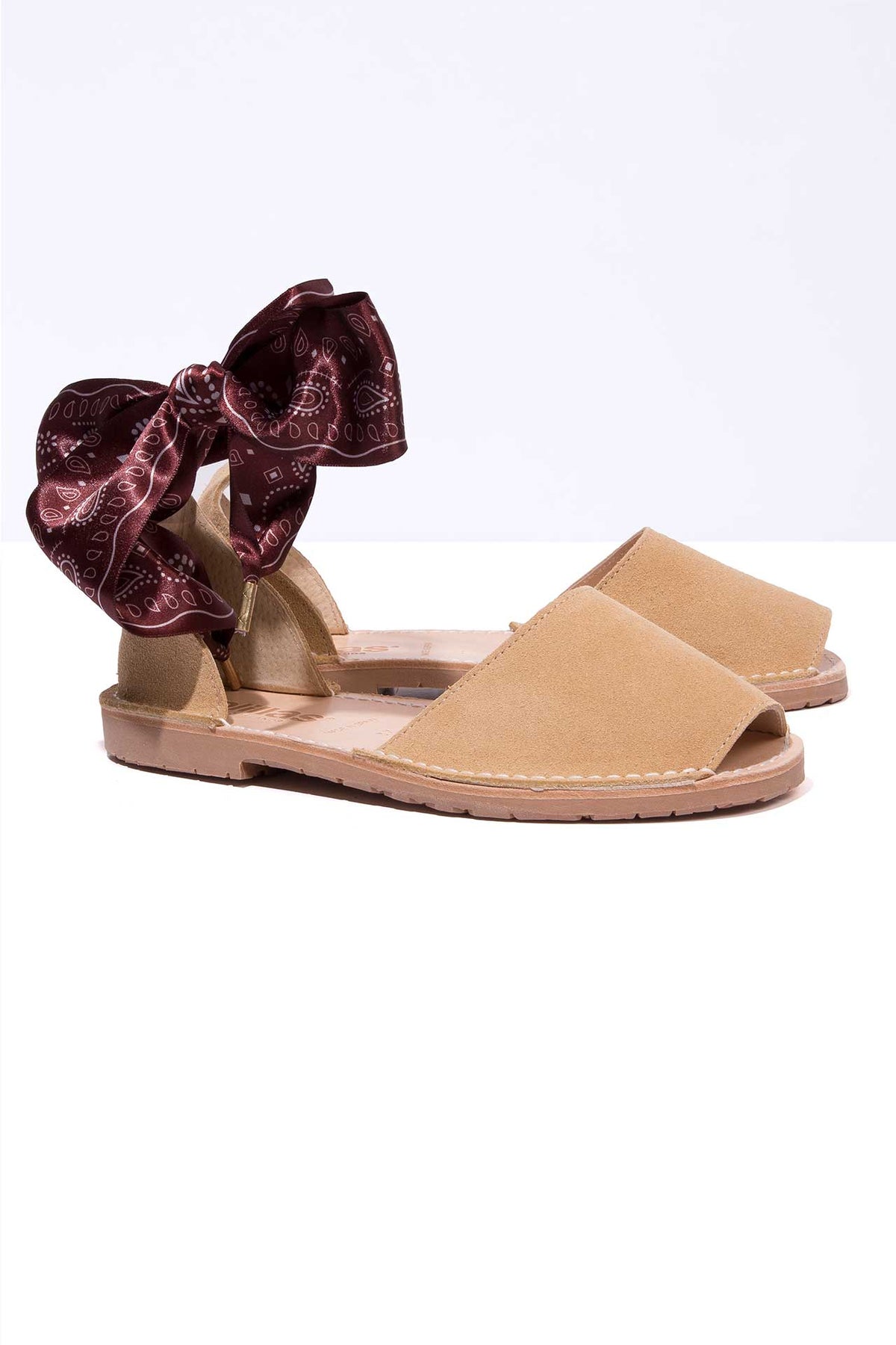 Pradera Curva - Ankle Wrap sandals