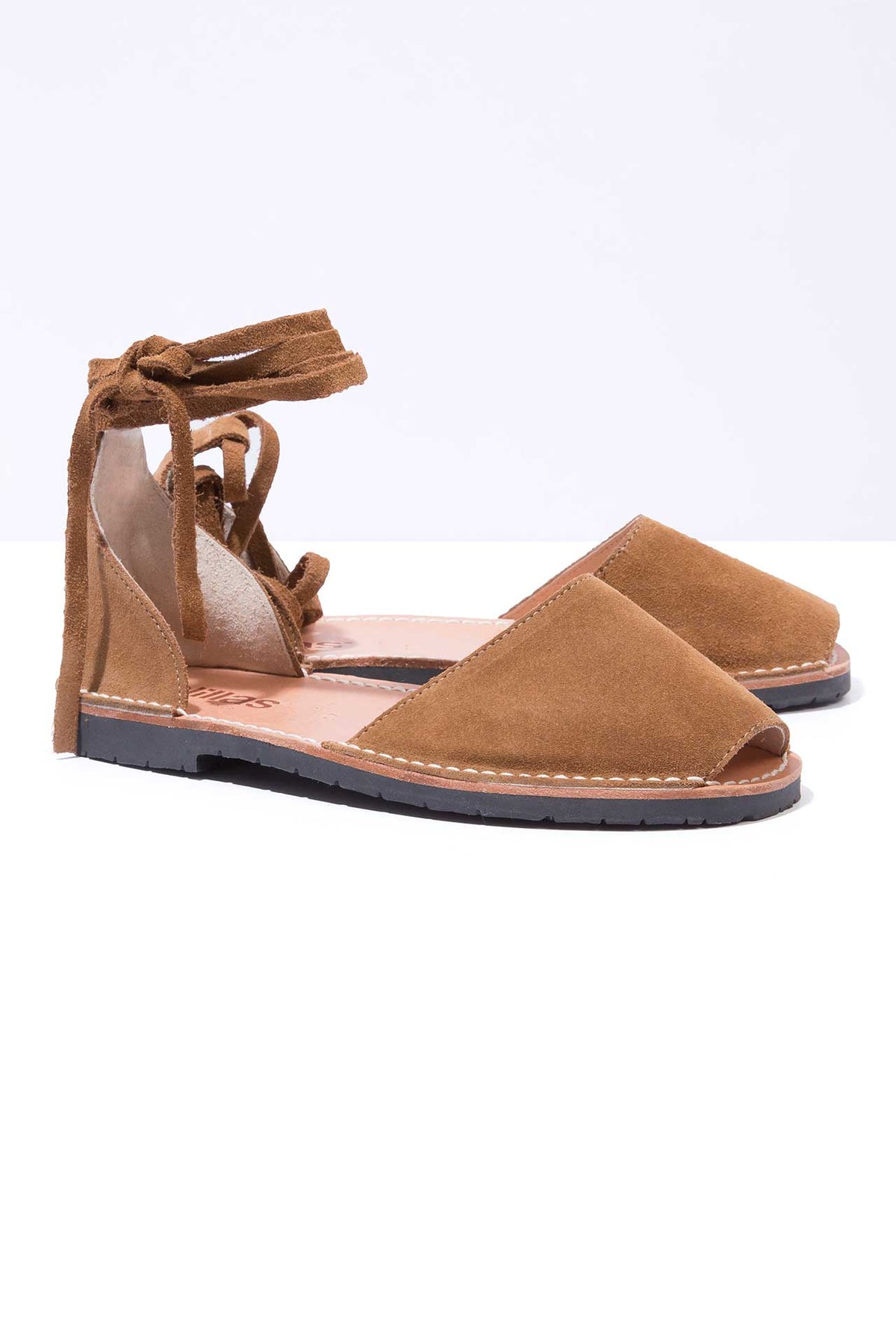 Arenilla - Suede Ankle Tie Sandals