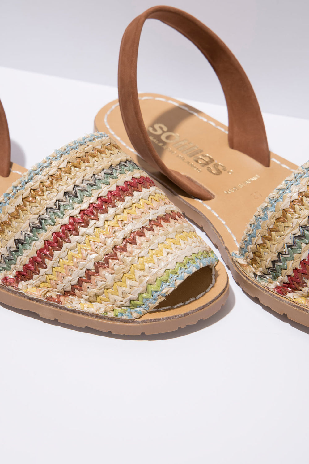 CUEVA - Woven Textile & Leather Menorcan Sandals