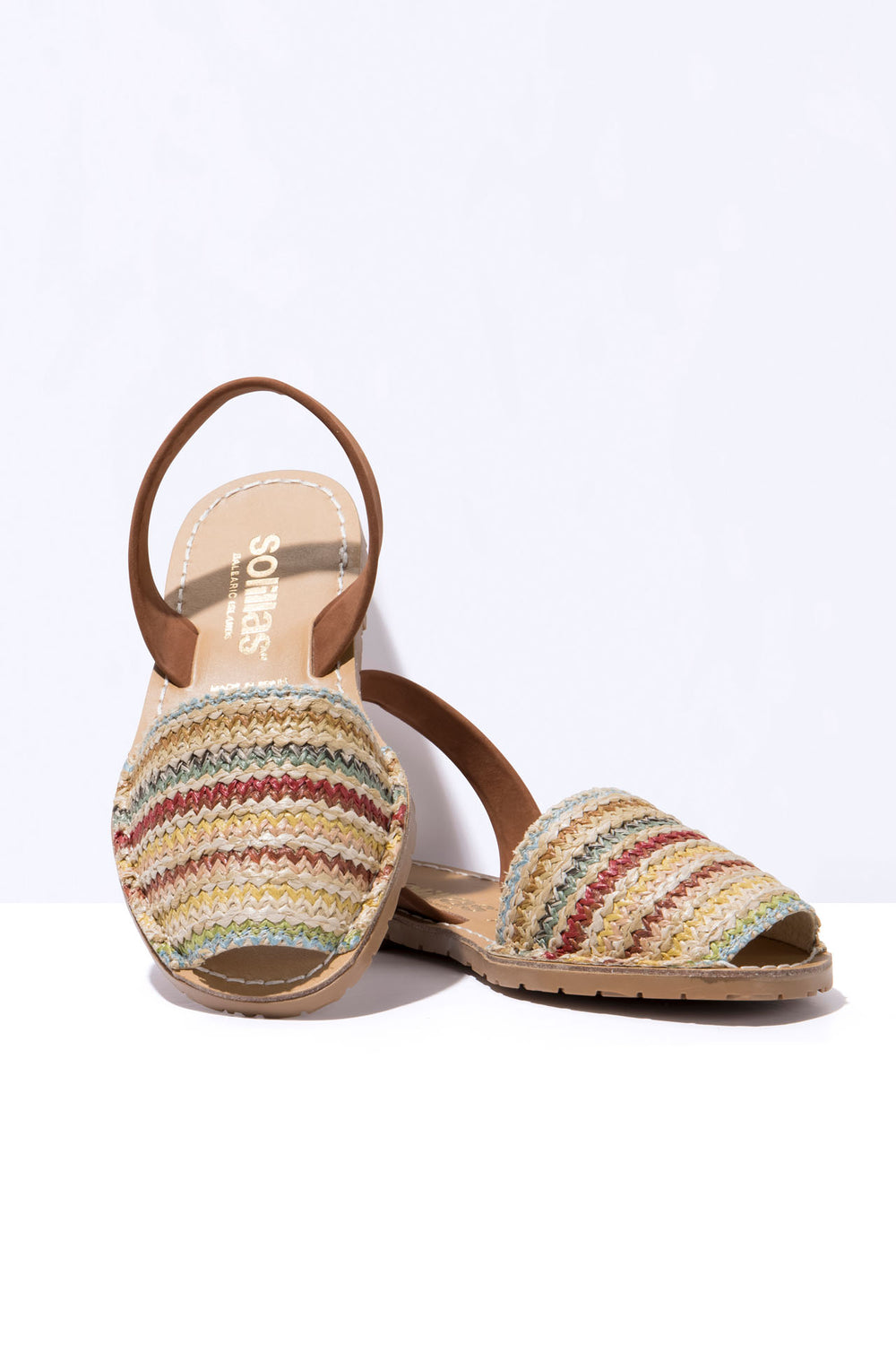 CUEVA - Woven Textile & Leather Menorcan Sandals