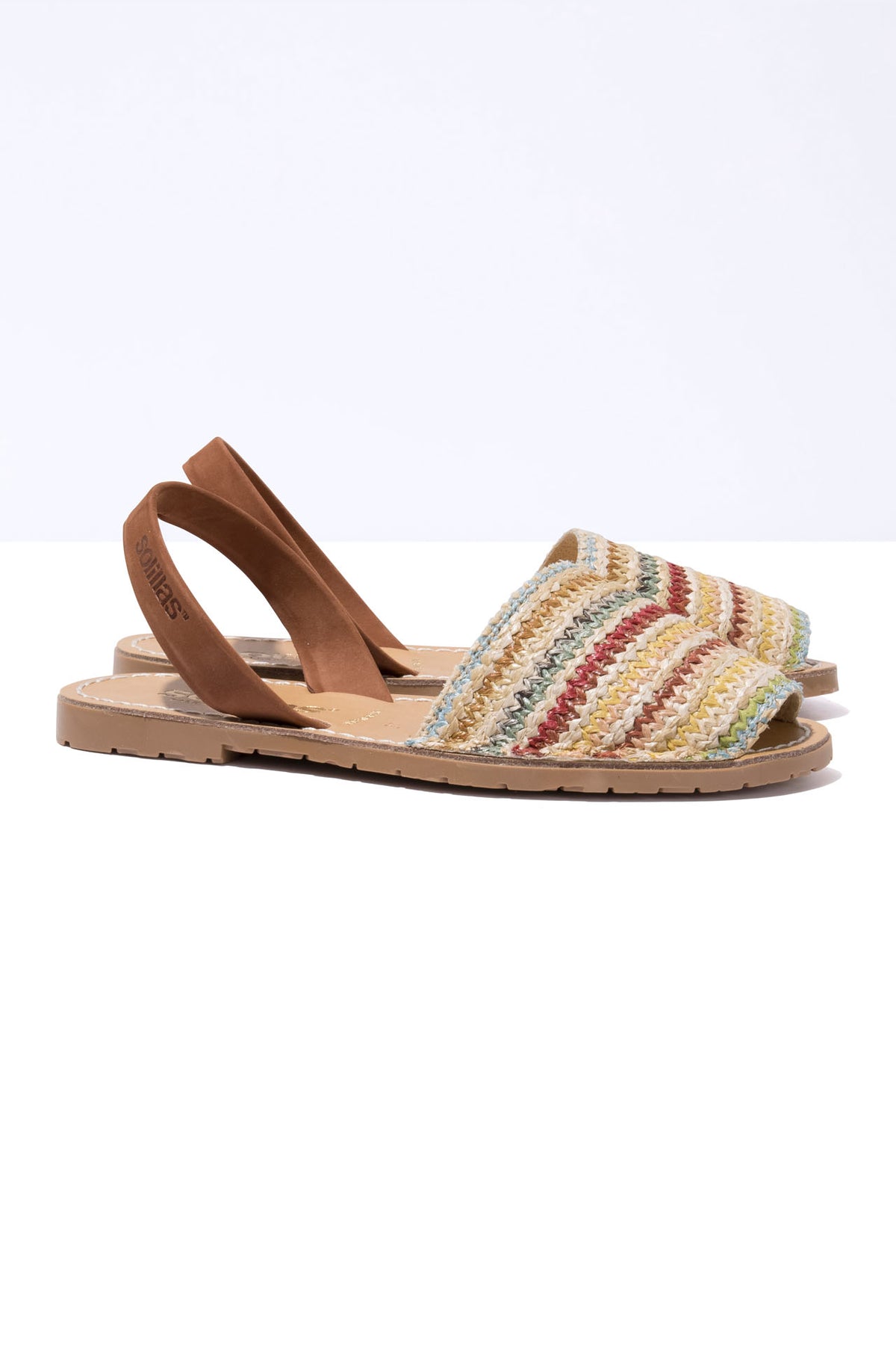 CUEVA - Woven Textile & Leather Menorcan Sandals