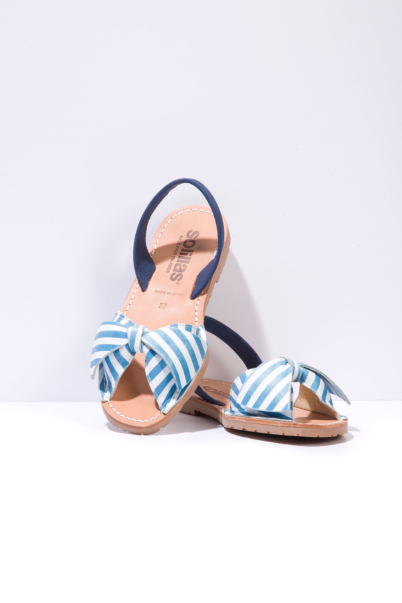Marina Lazo - Bow Detail Suede Sandals