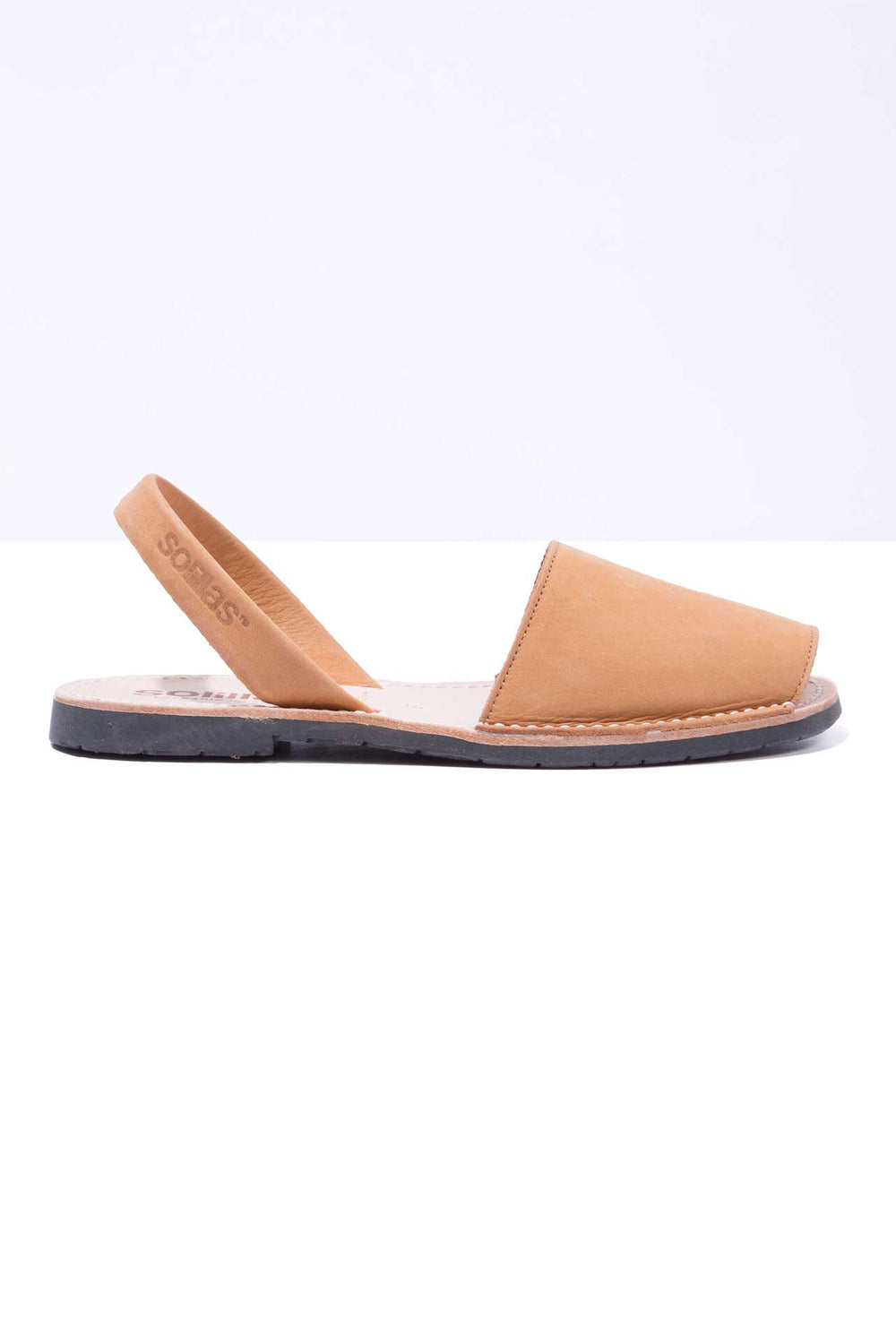 Cuero - Original Menorcan Sandals in Tan Nubuck Leather