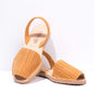 ILLA - Original Menorcan Sandals in Tan Woven Suede Leather