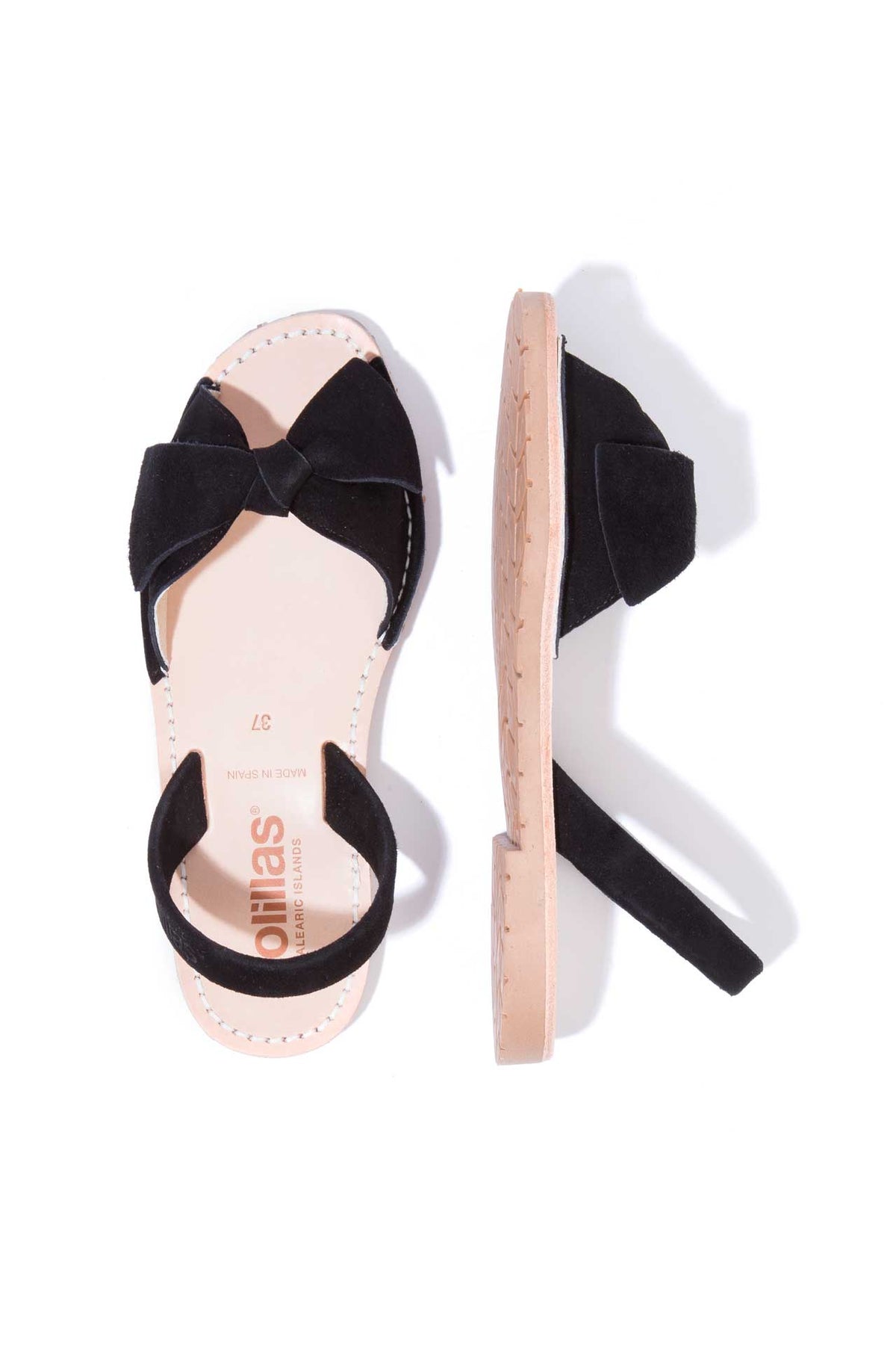 Noche Lazo - Bow Detail Suede sandals