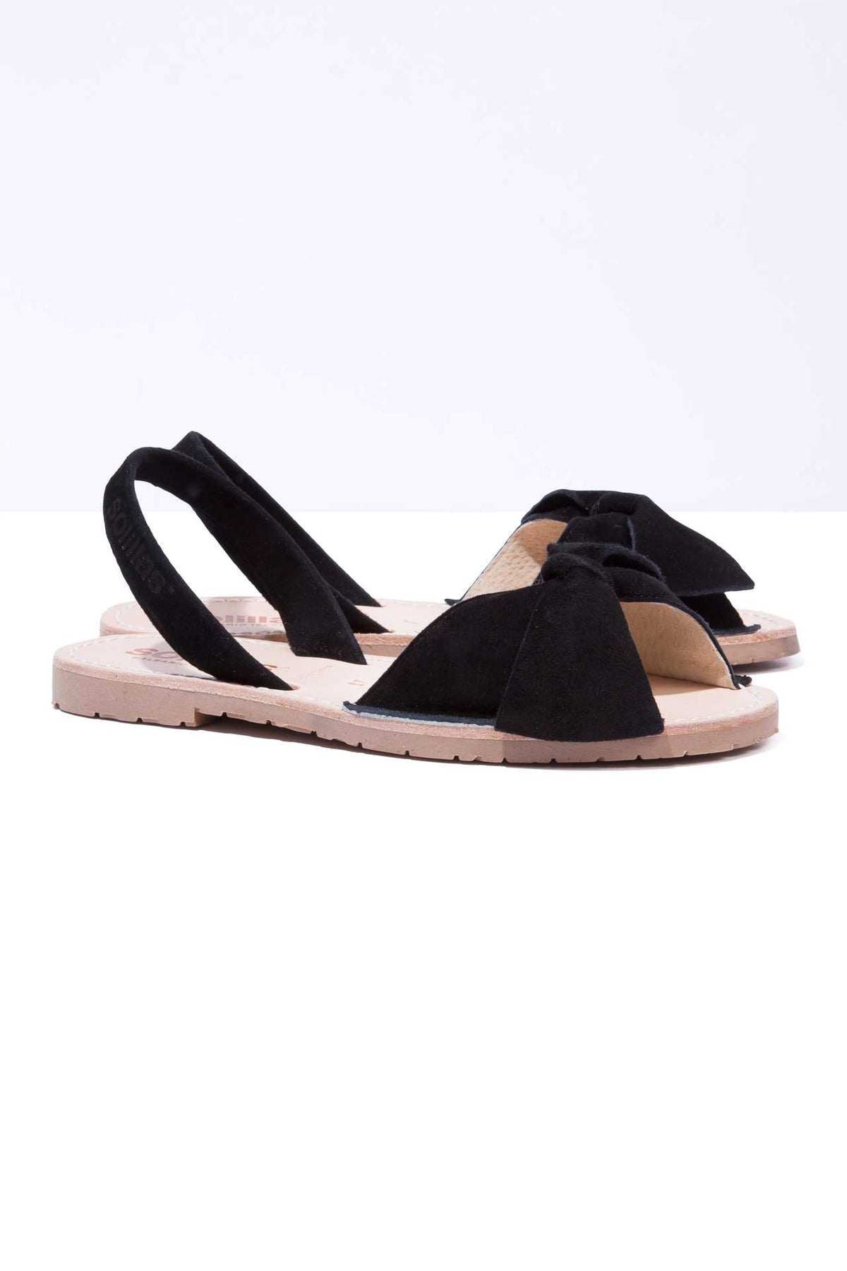 Noche Lazo - Bow Detail Suede sandals