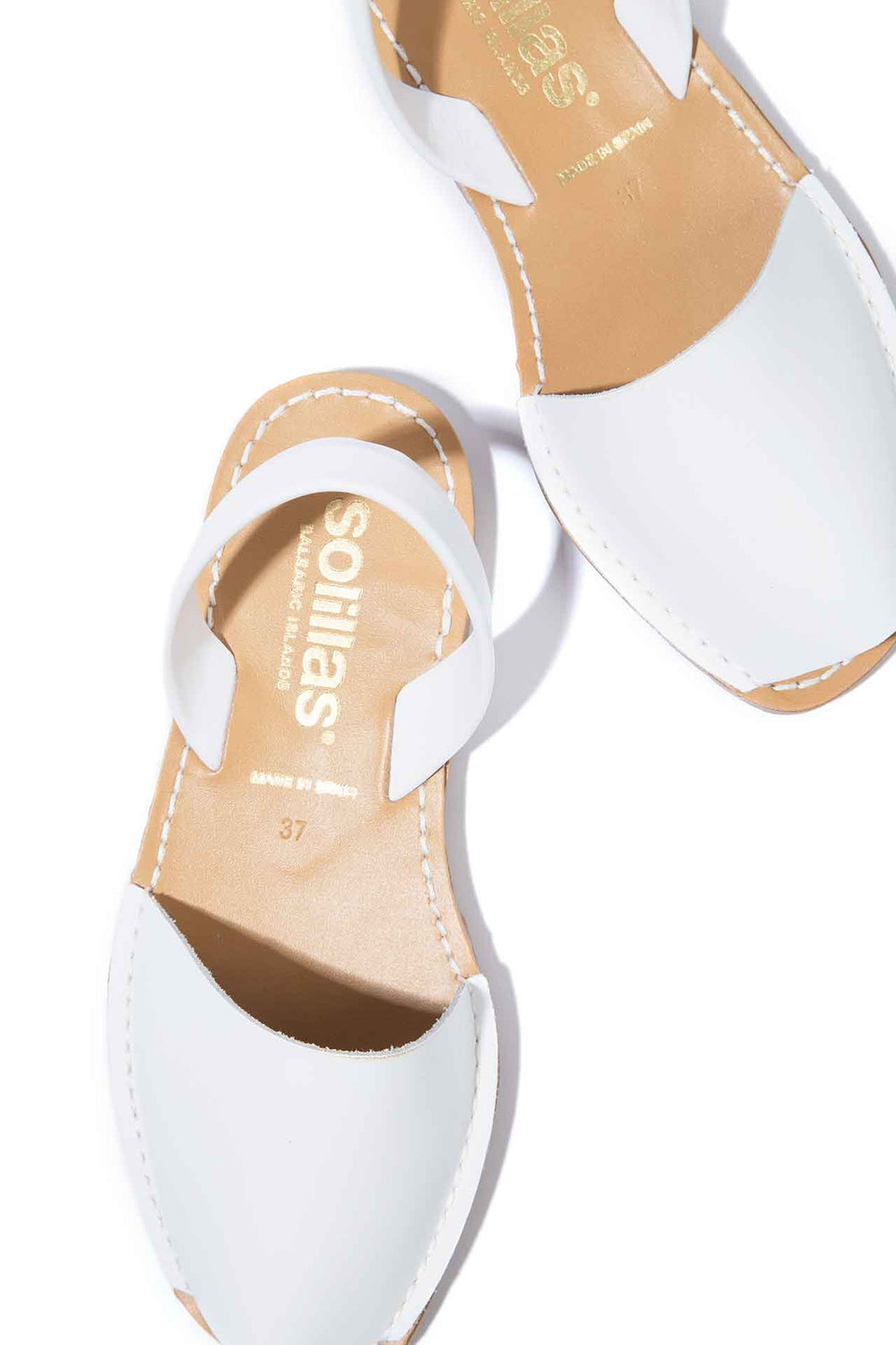 Palido - Original Menorcan Sandals in White Leather