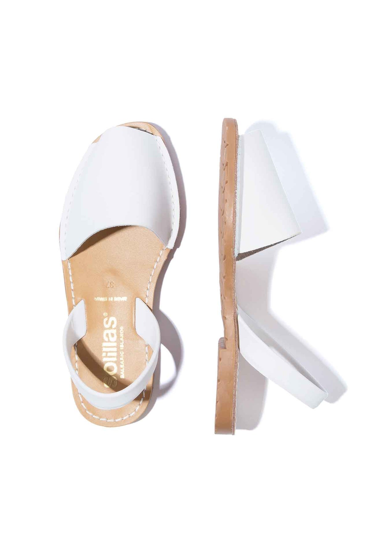 Palido - Original Menorcan Sandals in White Leather