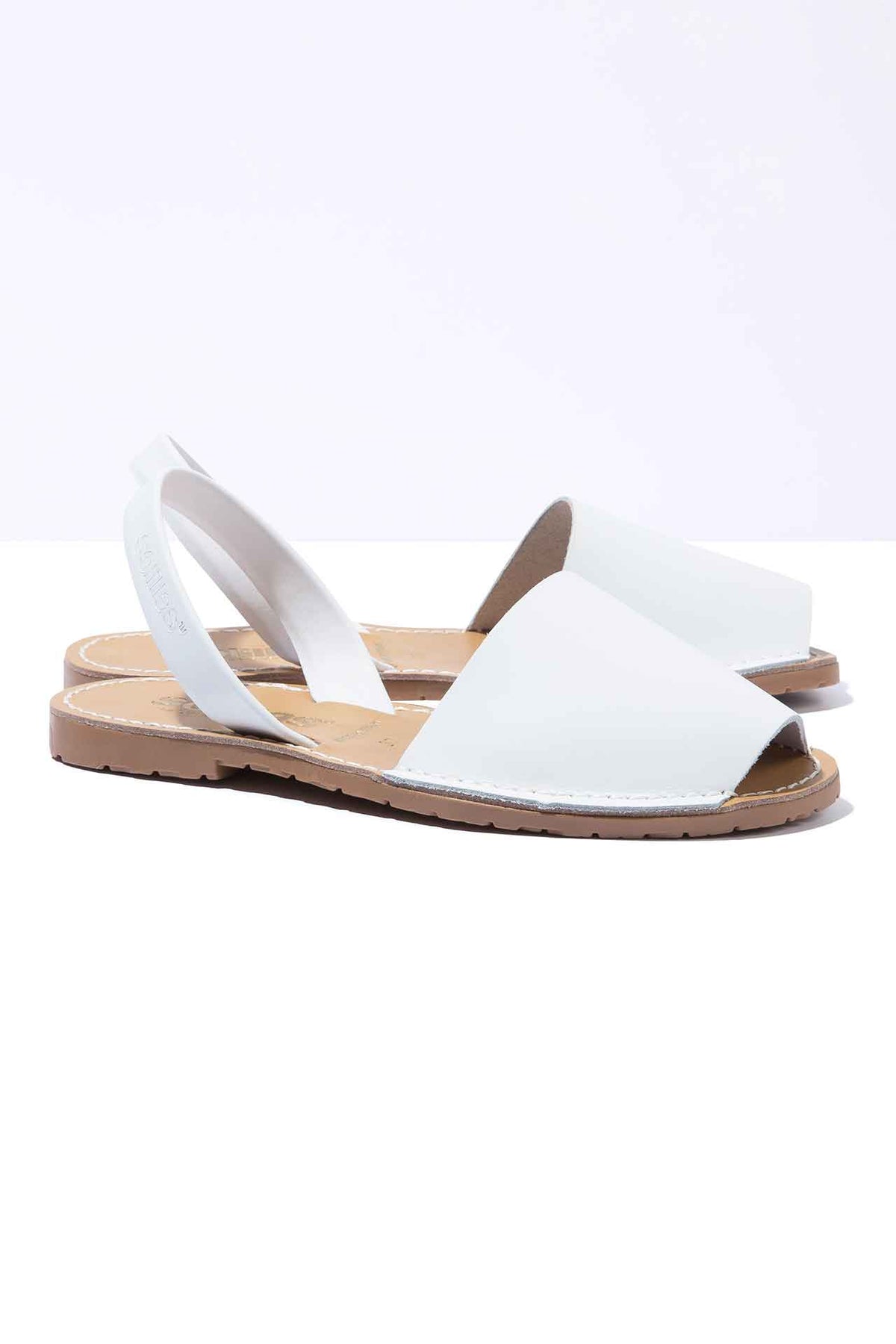 Palido - Original Menorcan Sandals in White Leather