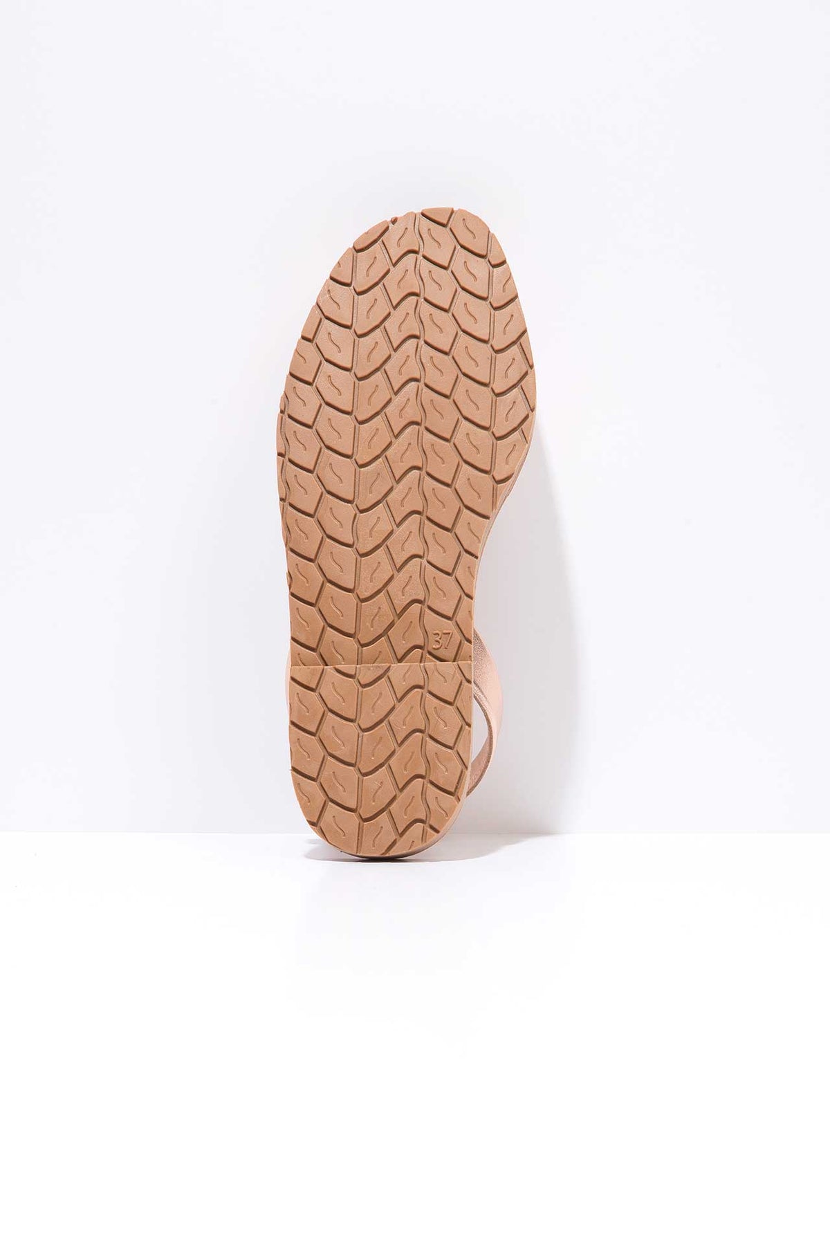 Rose Gold - Metallic Leather Menorcan sandals