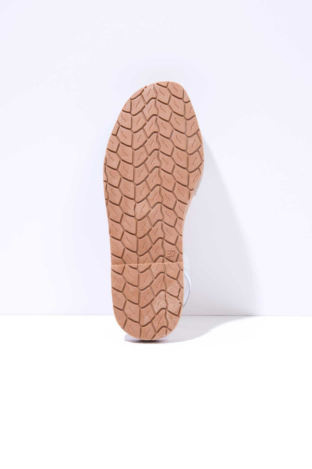 Silver Glitter - Metallic Leather Menorcan sandals