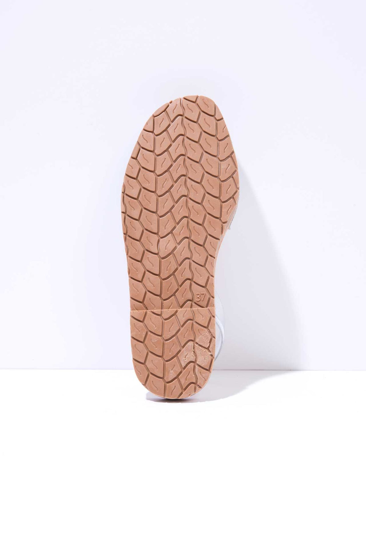 Silver Glitter - Metallic Leather Menorcan sandals