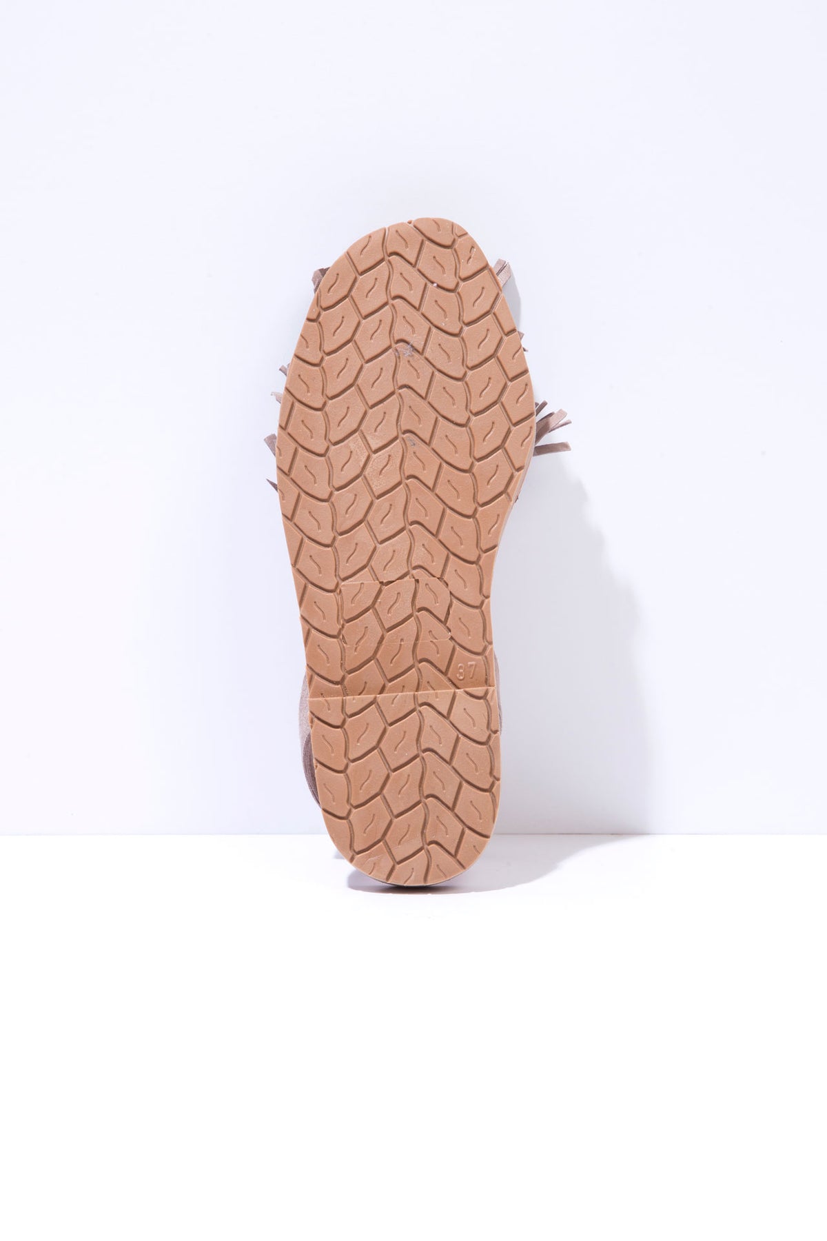 Pedra Franja - Fringe Detail Leather Menorcan sandals