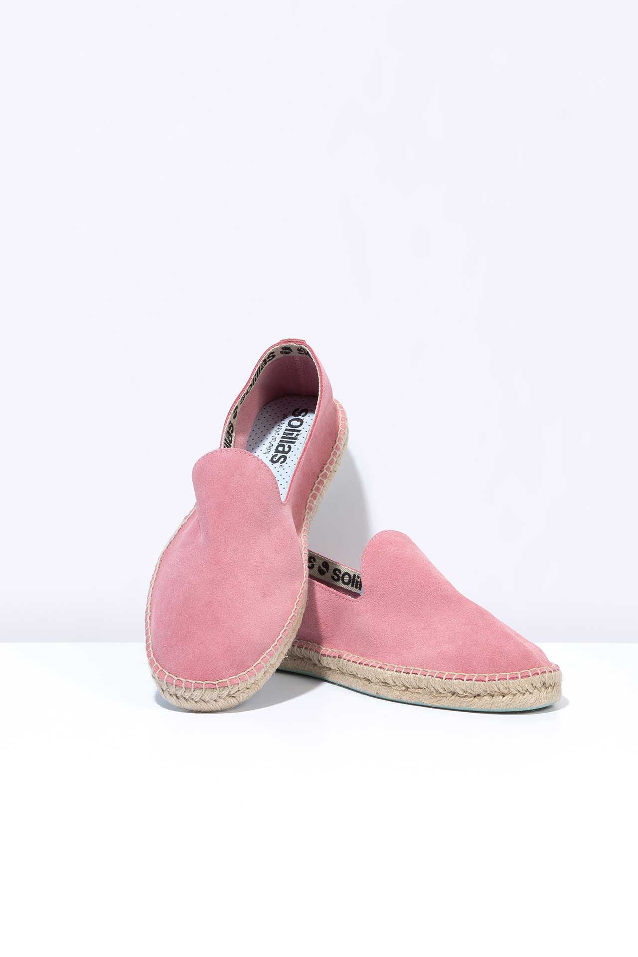 Lluis Pink - Suede Leather Espadrilles