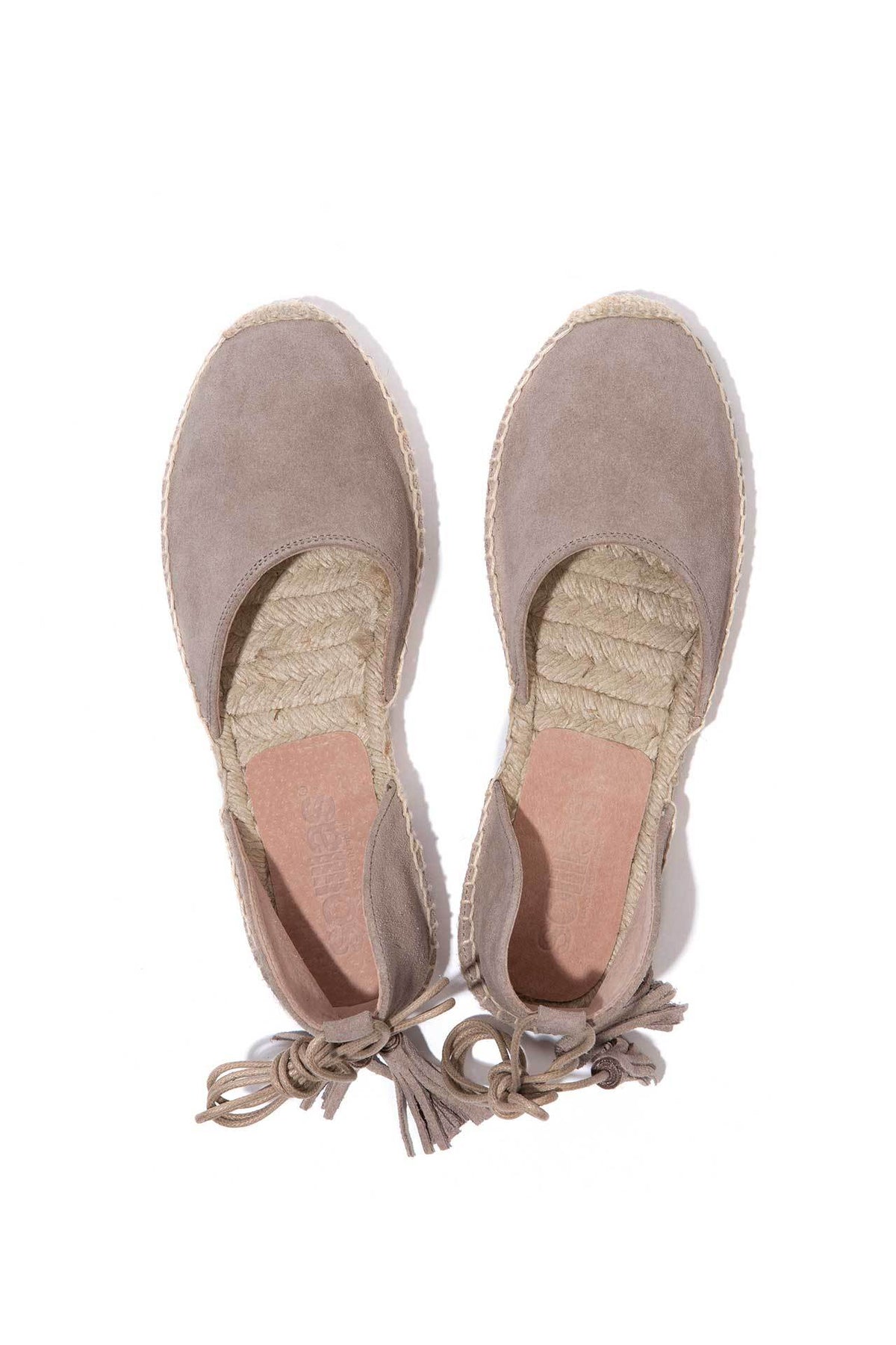 Paloma - Suede Ankle Tie Espadrilles
