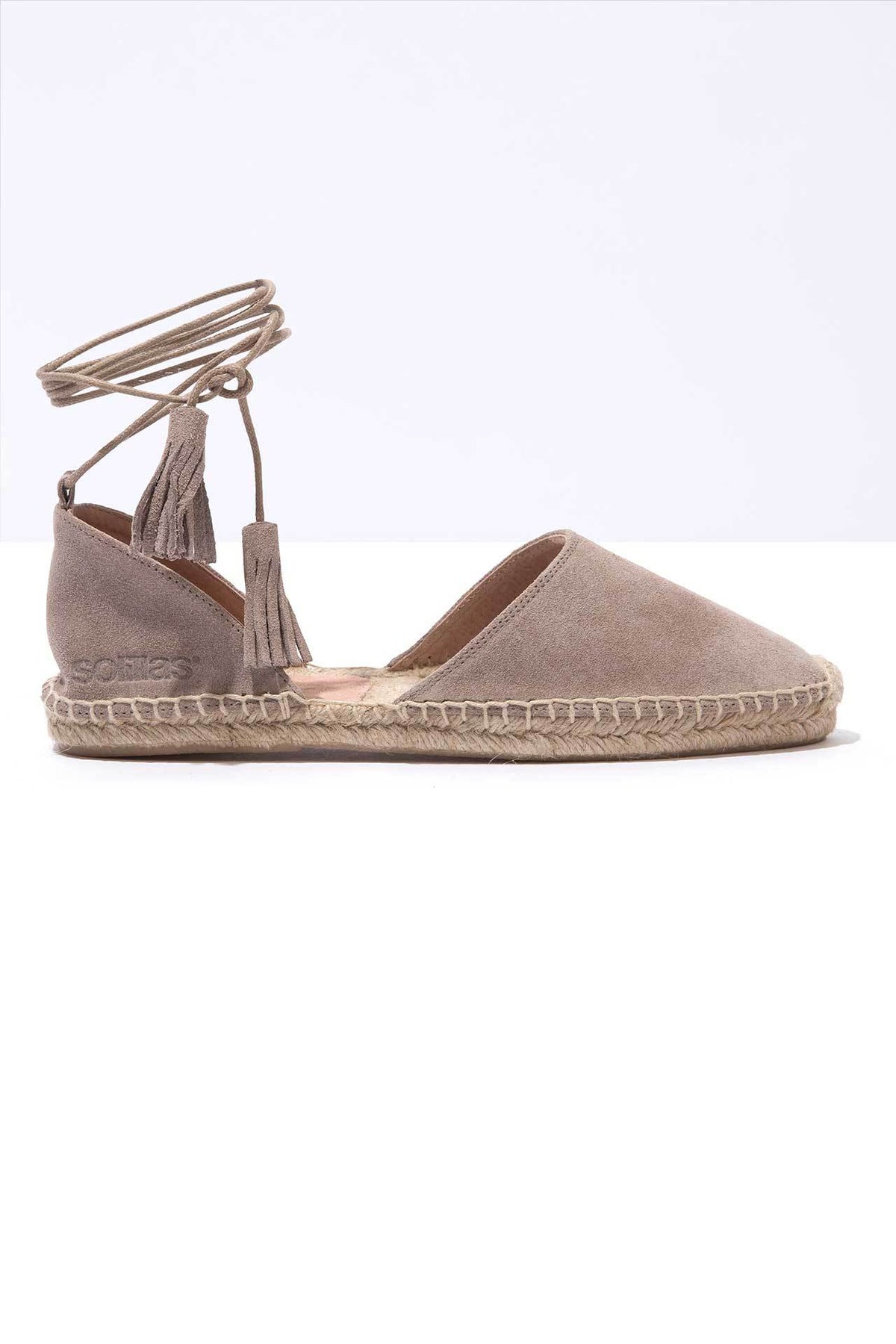 Paloma - Suede Ankle Tie Espadrilles